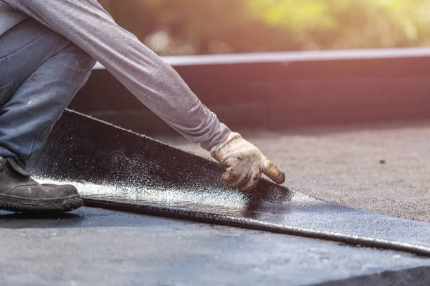 Professional Basement Waterproofing technician working in Hudson, MI